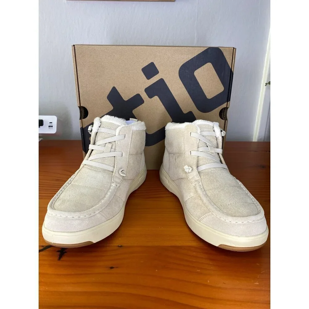 Stio Colter Chukka Insulated Waterproof Suede Boots Faded Oak Size 11
